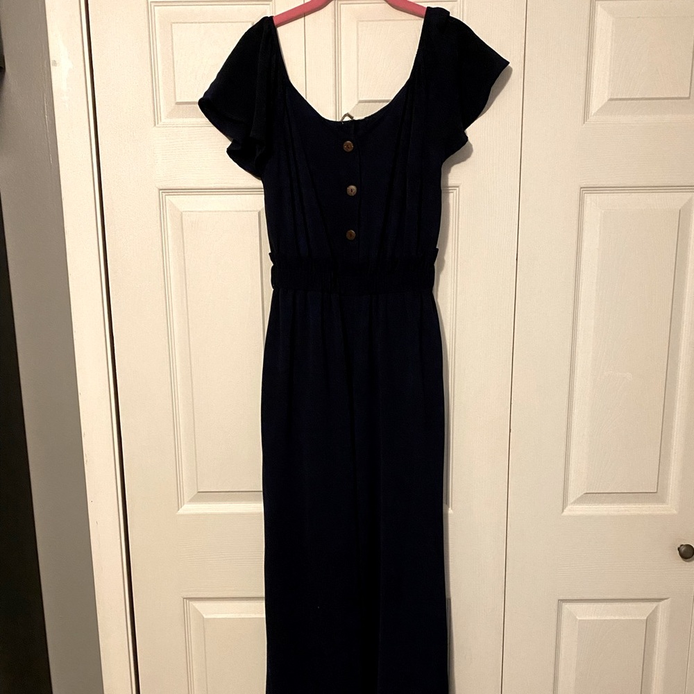 Wide leg jumpsuit